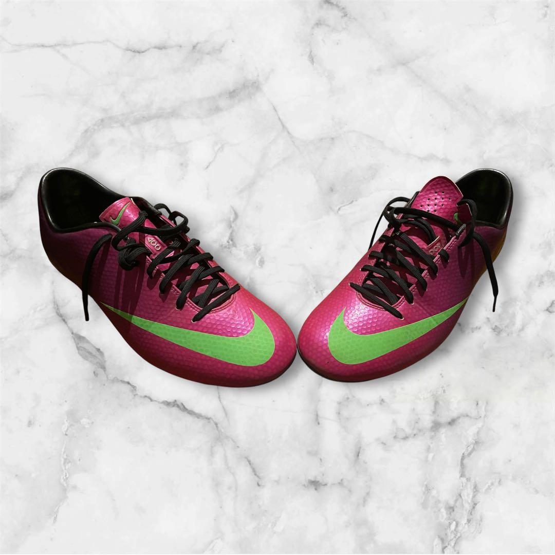 Nike Mercurial サッカーシューズ ピンク/グリーン