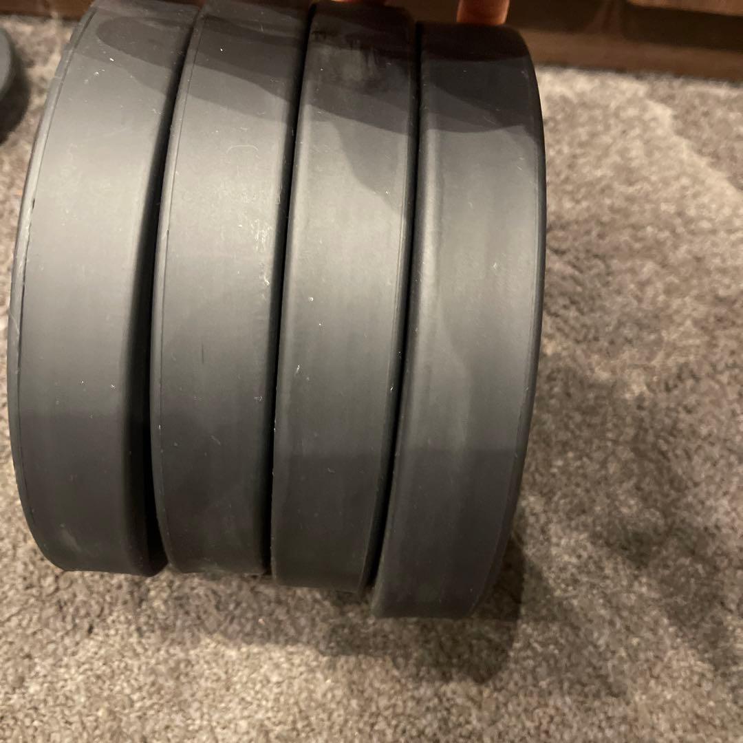 5kgダンベルプレート　ラバー付き4枚　計20KG