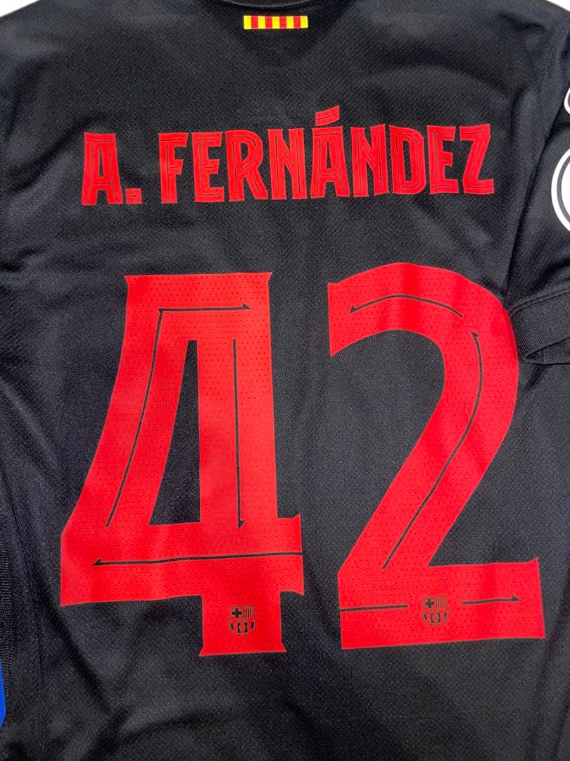トニ・フェルナンデス　バルセロナ24-25AWAY 正規品　デビューモデル