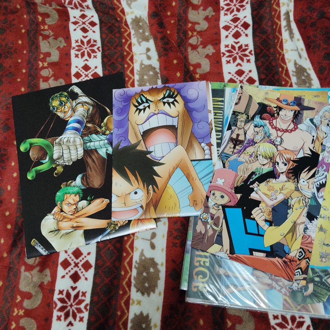 激レアONE PIECE ローソンオリジナルクリアファイル＆ポスターセット非売品