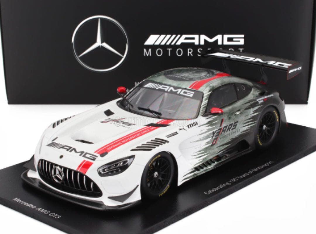 【新品・未開封】1/18 メルセデス・ベンツ AMG GT3 130周年記念