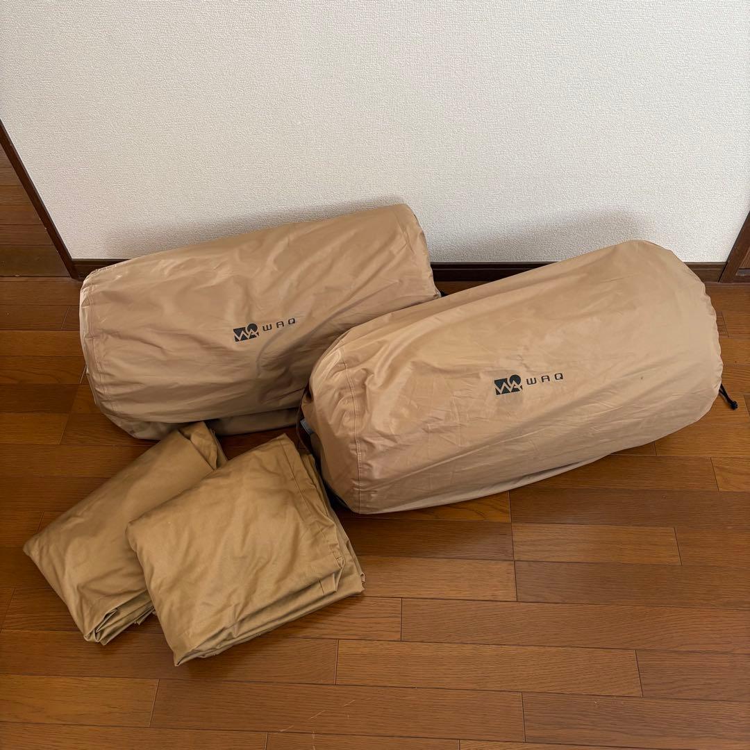 WAQ キャンプマット 10cm ダブルサイズ　2セット