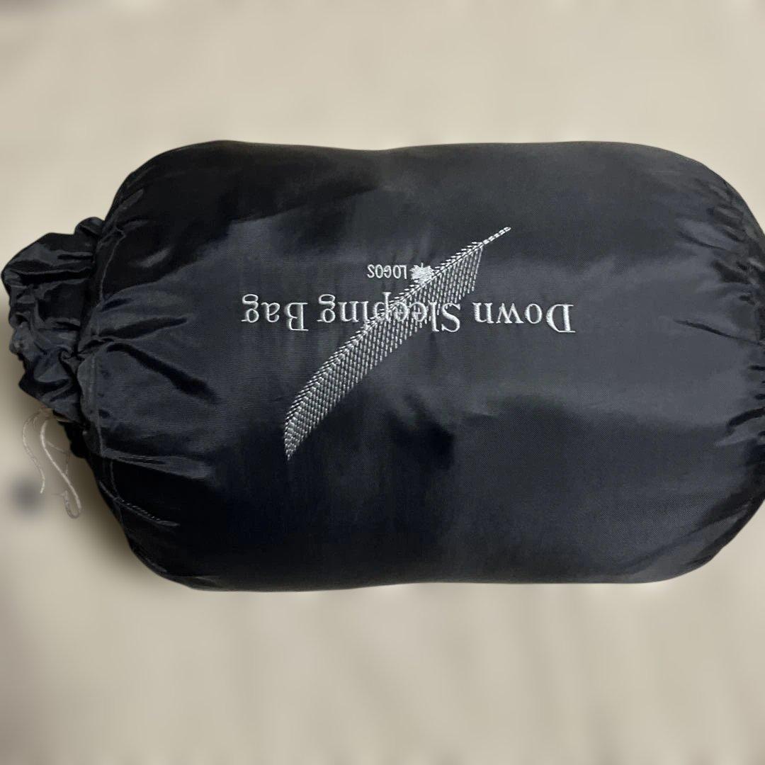 logos ダウン350g シュラフ 値段　中古美品