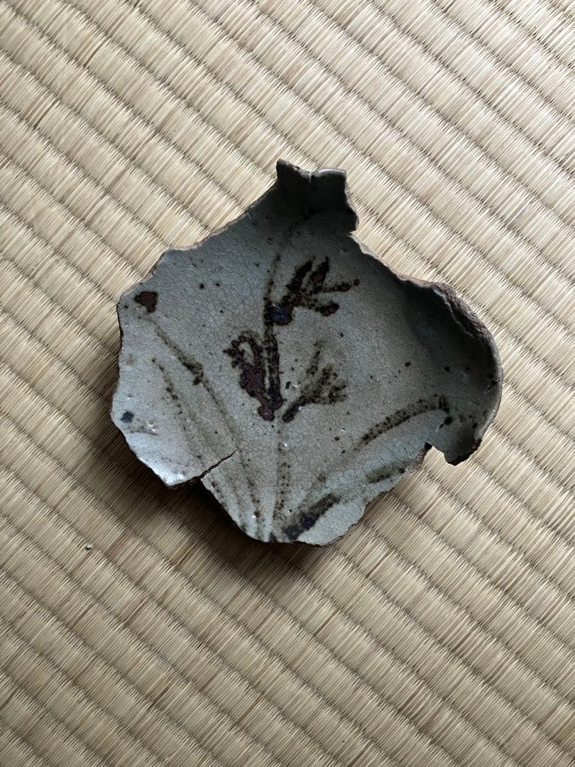 絵唐津 輪花 陶片