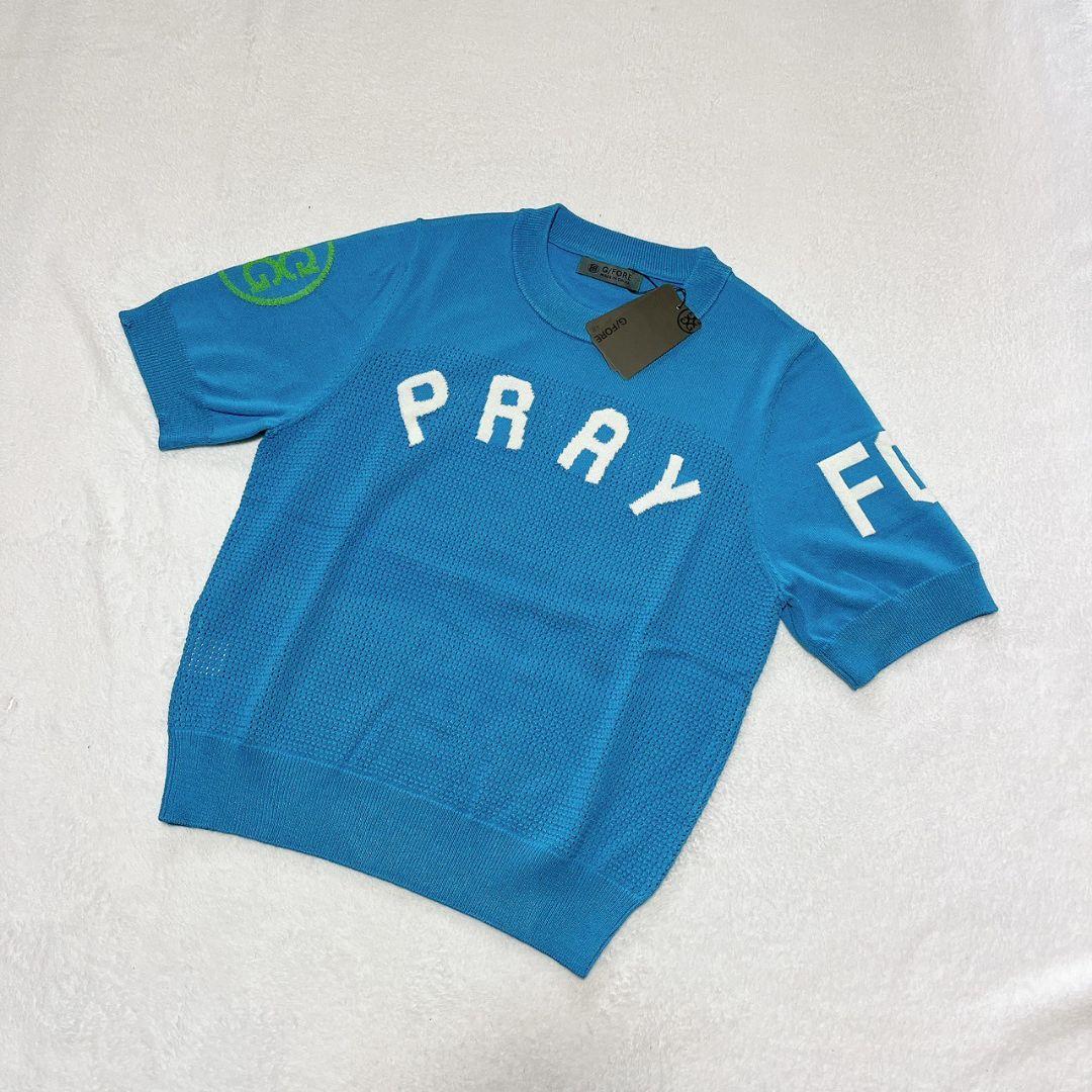 新品　G/FORE　ジーフォア　ゴルフ　半袖トップス　ブルー　Ｓ