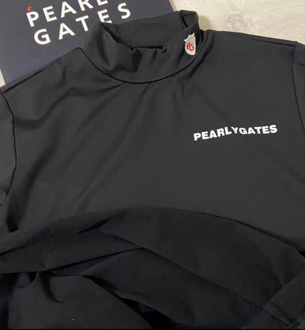 PEARLY GATES ブラック長袖シャツ XL