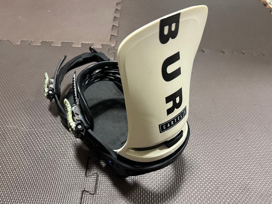 Burton Cartel ビンディング ホワイト/ブラック　サイズL