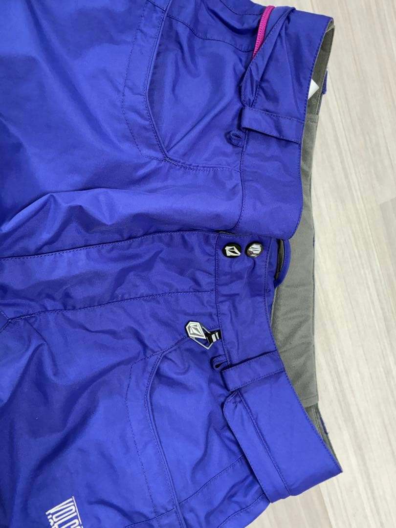 Volcom スノーボードウェア　上下セット　黄色　青紫　メンズ