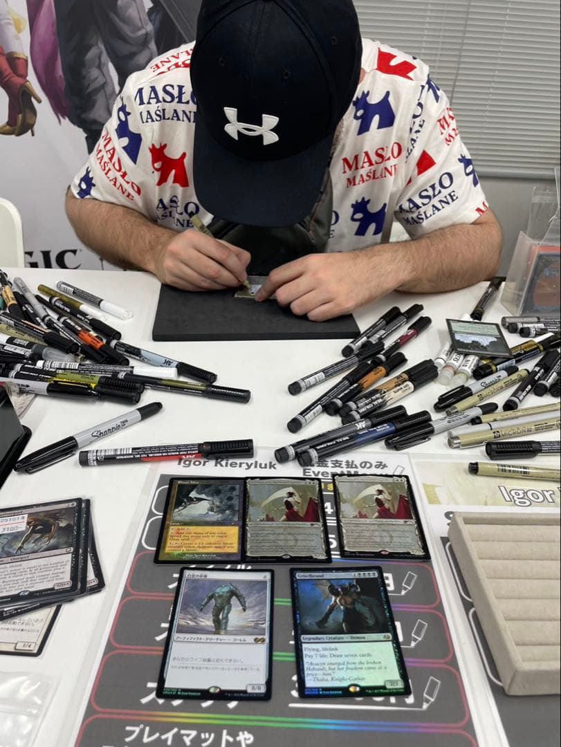 白金の帝像　foil　日本語版　signed