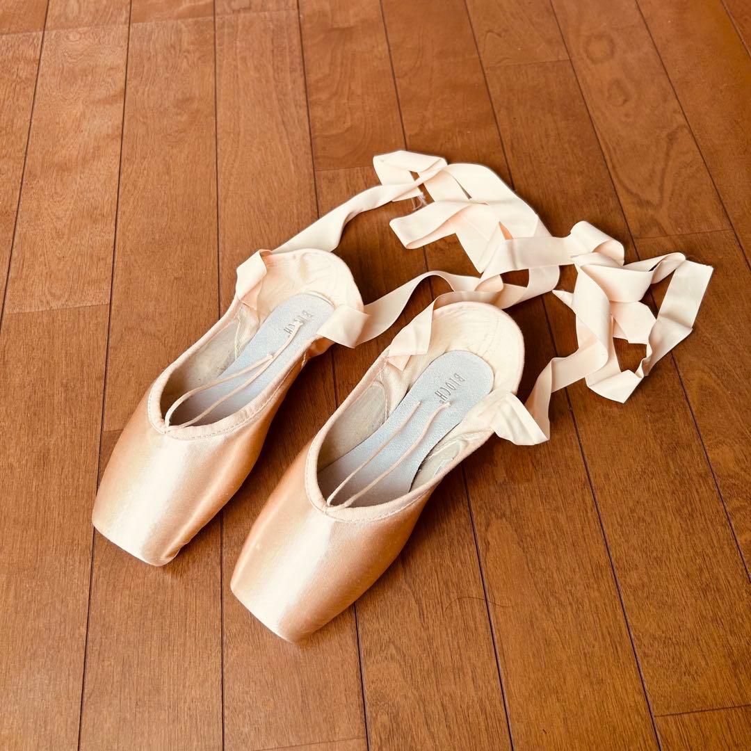 BLOCH ブロック　アクシオン トゥシューズシューズ　 新品未使用　リボン付