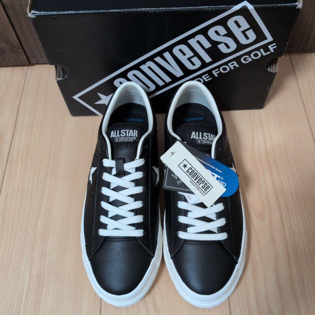 【US7.5】ワンスター　GF　黒×白　ゴルフシューズ ALL STAR