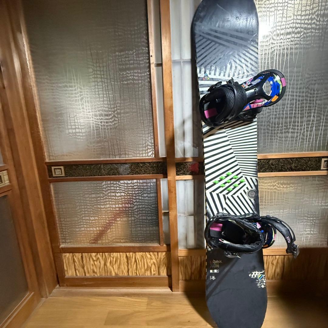 【美品】板 K2 Darkstar 155cm ビンディング FLUX