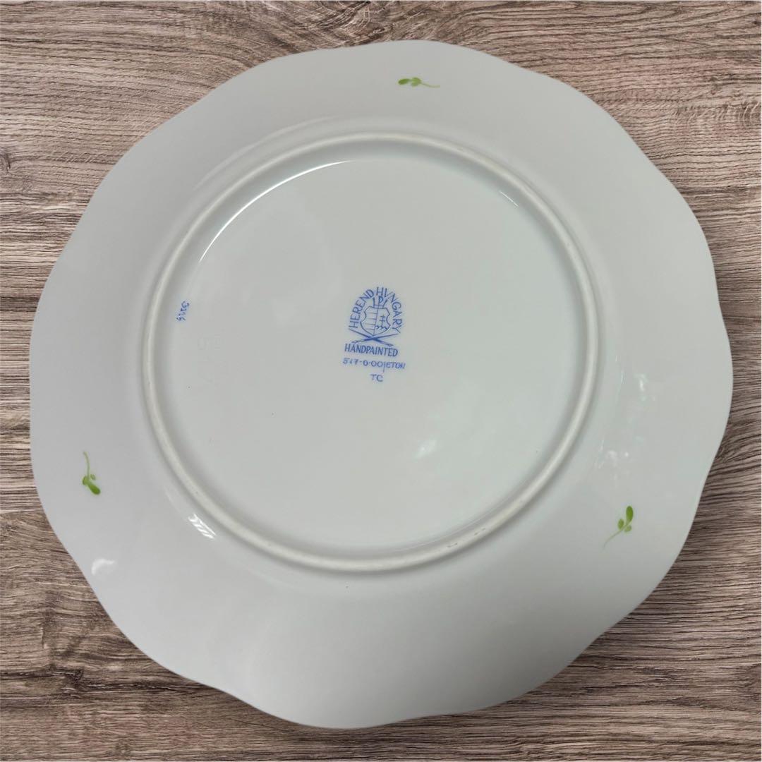 新品未使用　HEREND ヘレンド　 花柄 陶磁器皿　1枚