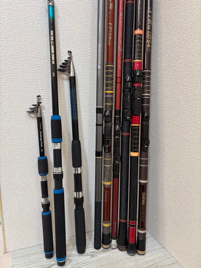 チヌ、グレ、サビキ色々　9本セット