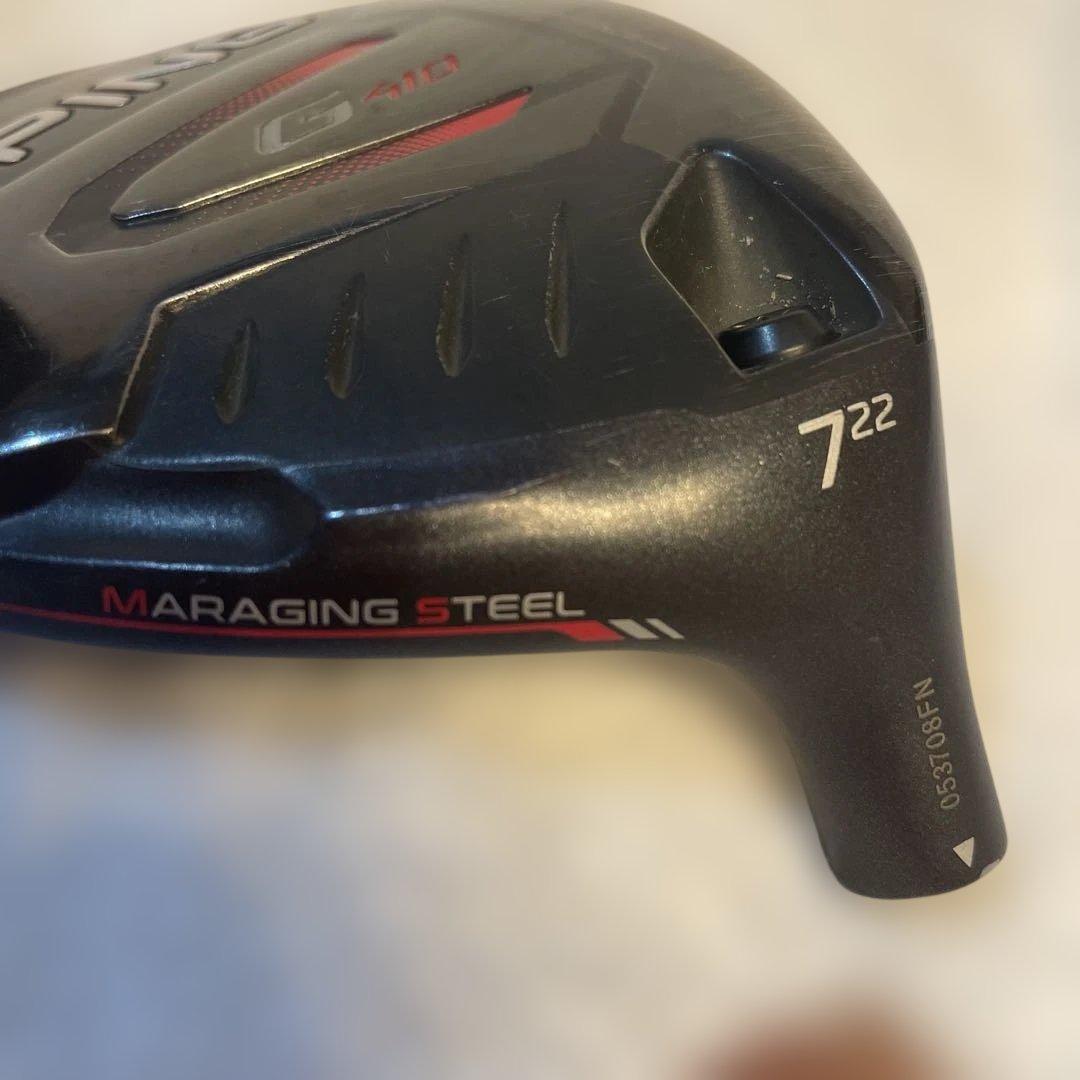 G410 SFT　7番　22°　ヘッドのみ　#7　PING　7W　22度　ピン