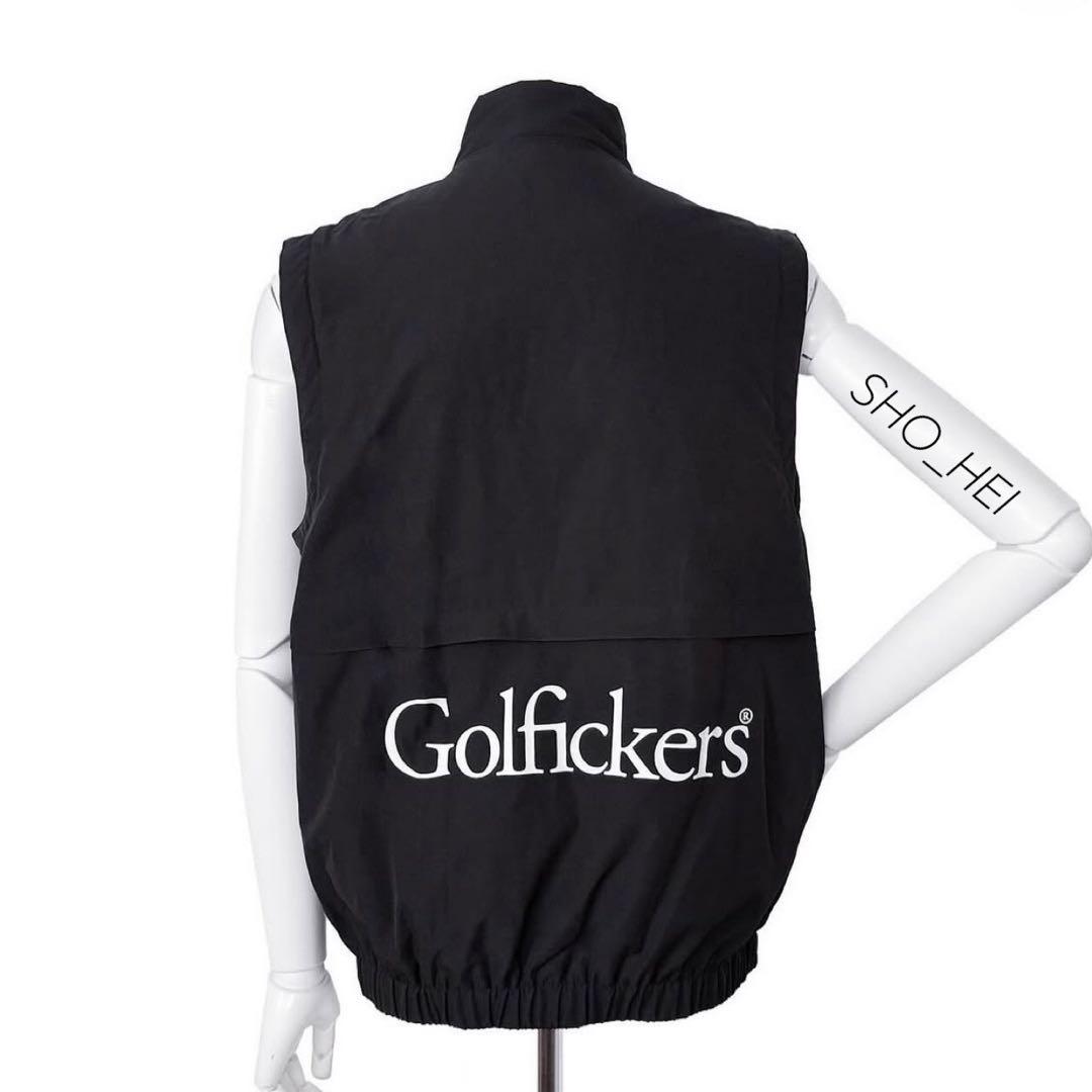 【新品】Golfickers 中綿ベスト（黒）ＸＬ