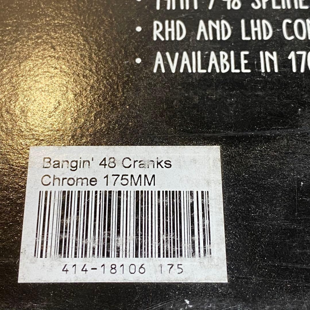 未使用　RANT Bangin 48 Spline Cranks 175mm