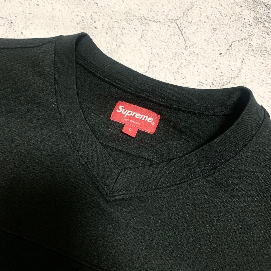 Supreme メッシュTシャツ　フットボールジャージ　 クロコ型押　半袖　美品