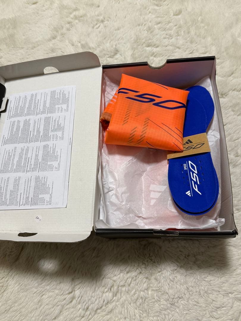 adidas F50 サッカーシューズ オレンジ/ブルー
