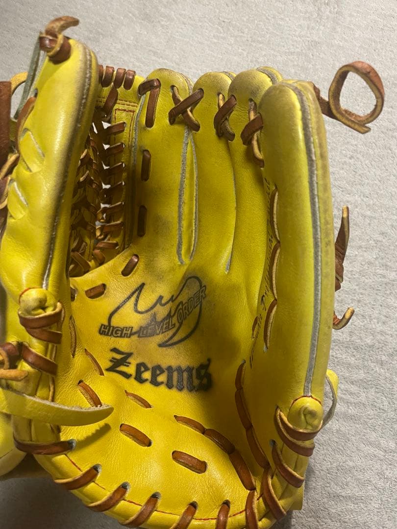 Zeems イエロー 軟式内野野球グローブ　早い者勝ち