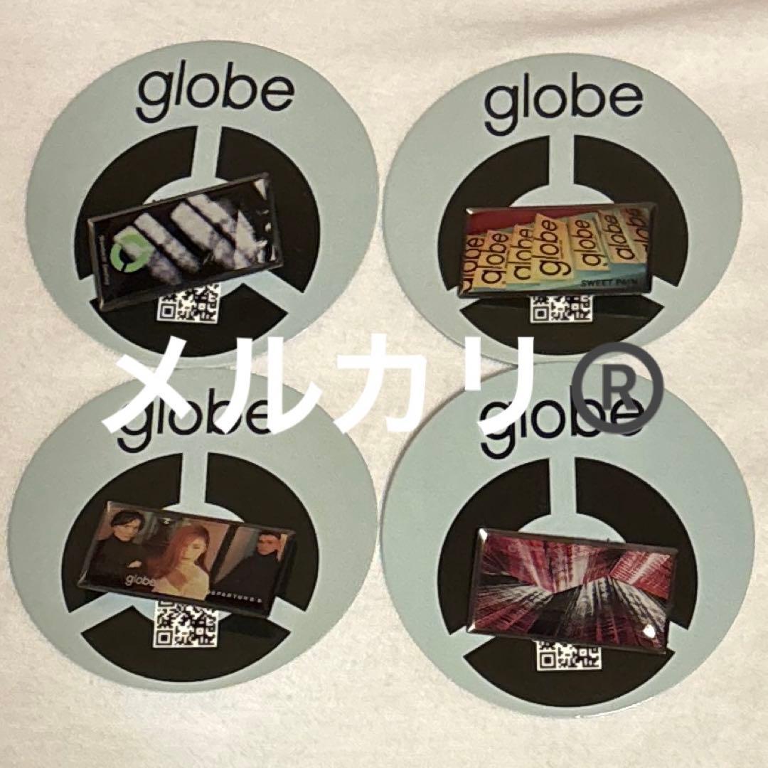 globe■ピンズコレクション■4個■【在庫ラスト】【新品・未使用】【匿名発送】