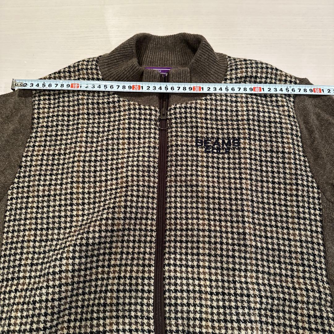 美品！BEAMS GOLF PURPLE LABEL チェックブルゾン
