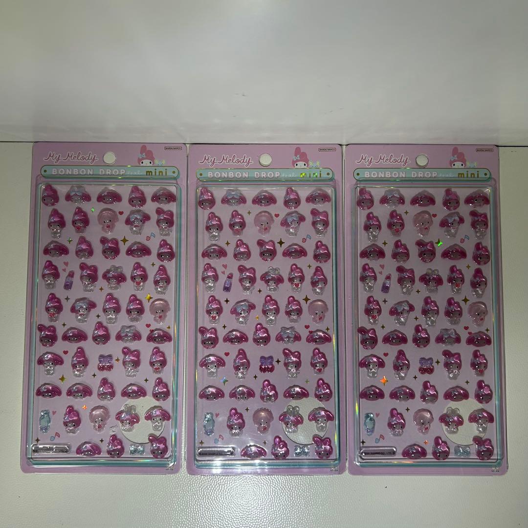 【正規品】ボンボンドロップシール サンリオ ミニ マイメロ クロミ ハンギョドン