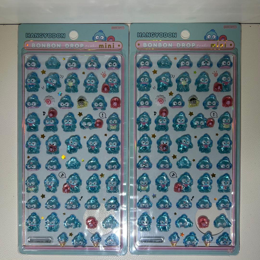 【正規品】ボンボンドロップシール サンリオ ミニ マイメロ クロミ ハンギョドン