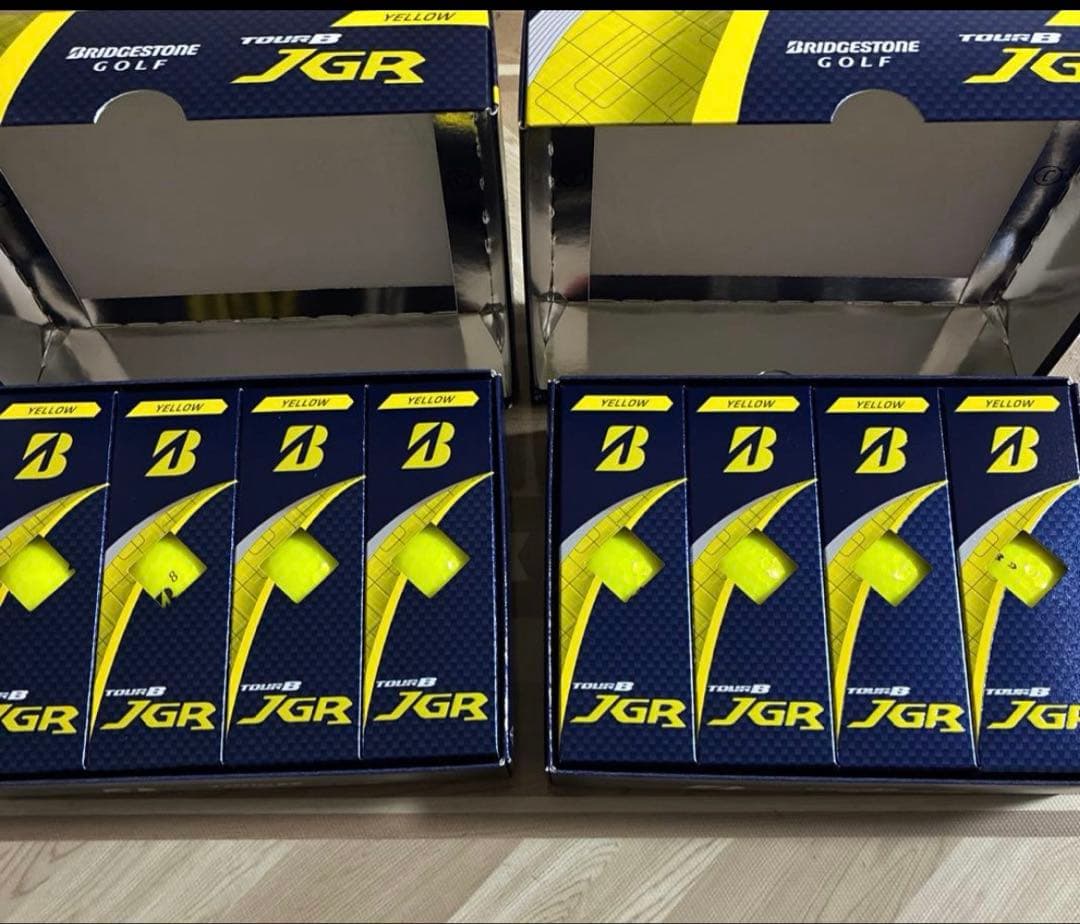BRIDGESTONE TOUR B JGR イエロー 12個入り2ダースセット