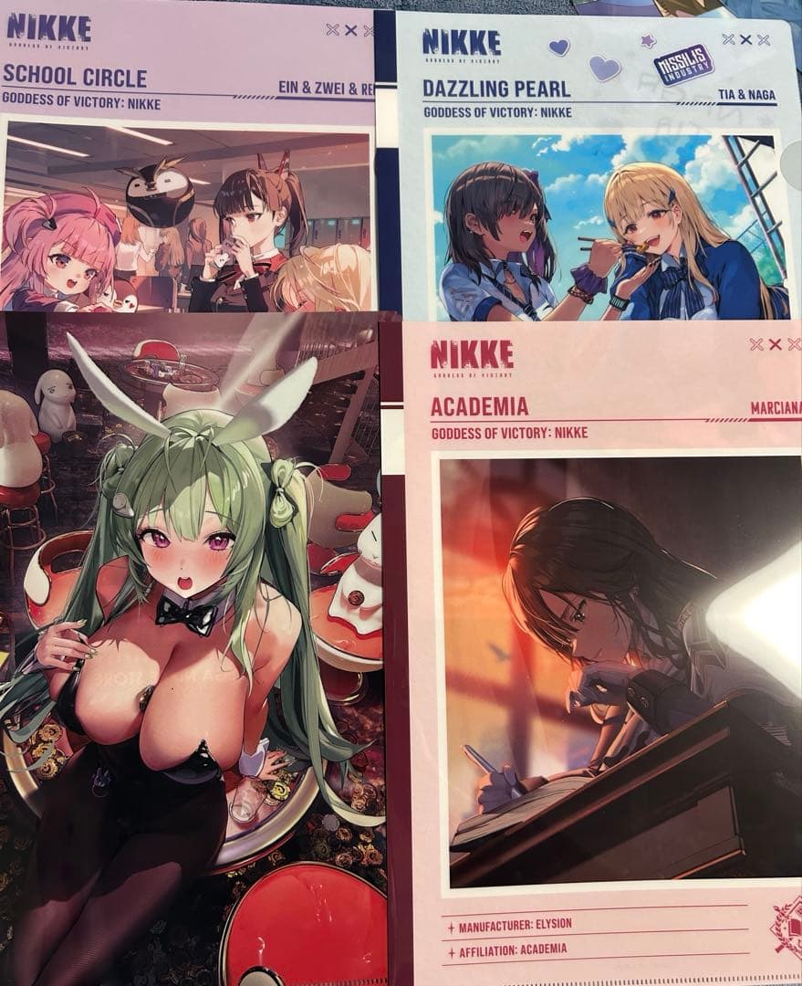 勝利の女神:NIKKE メガニケ　クリアファイル　計29枚