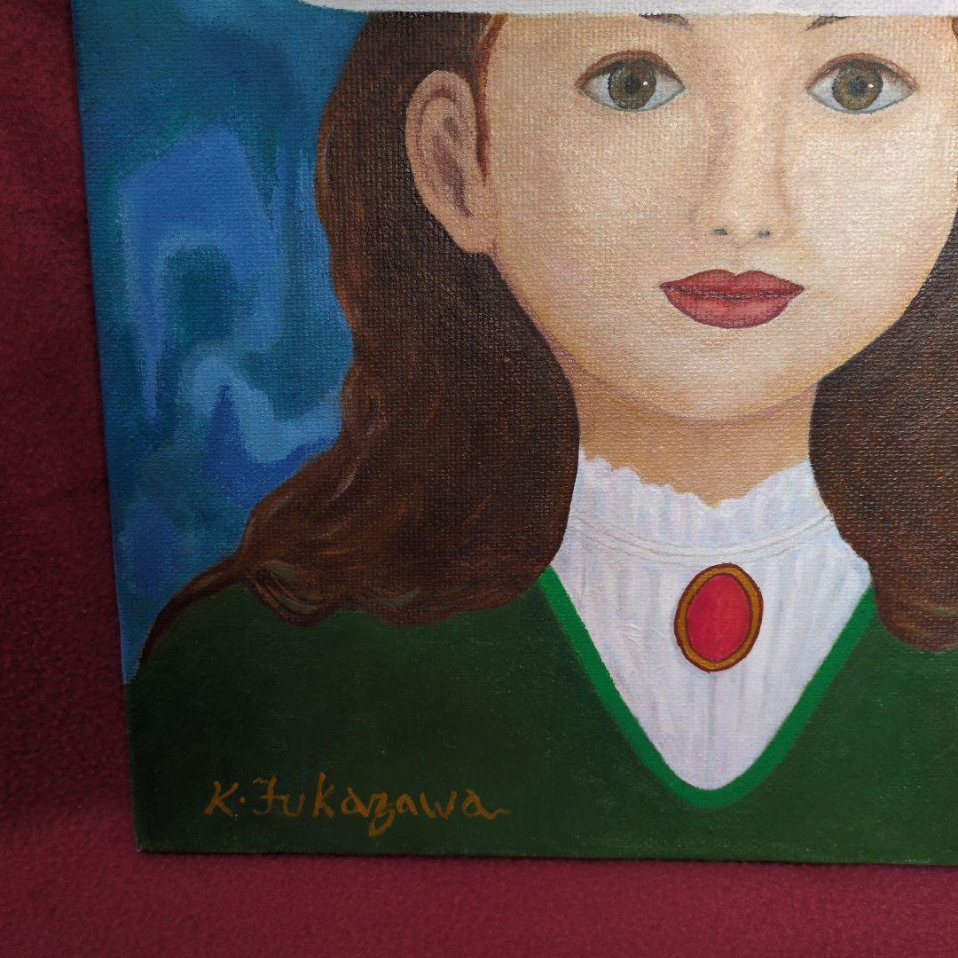 油絵　深沢邦朗　を彷彿とする