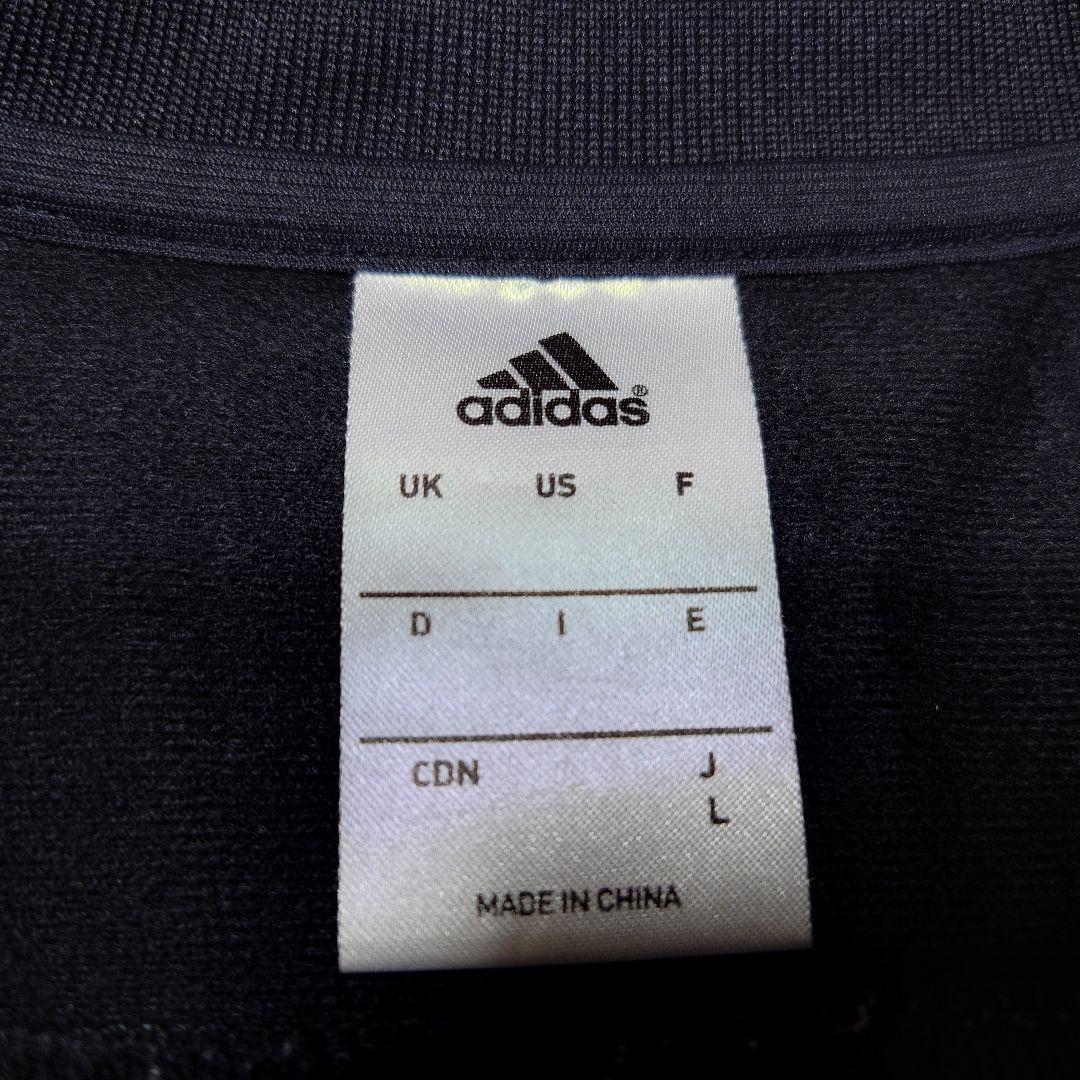 adidas　AC MILAN　ロゴプリント　三本ライン　ゲームシャツ