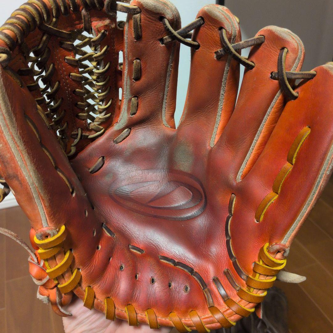 ダイヤモンド 硬式グローブ オレンジ
