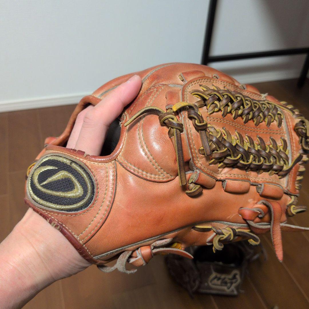 ダイヤモンド 硬式グローブ オレンジ