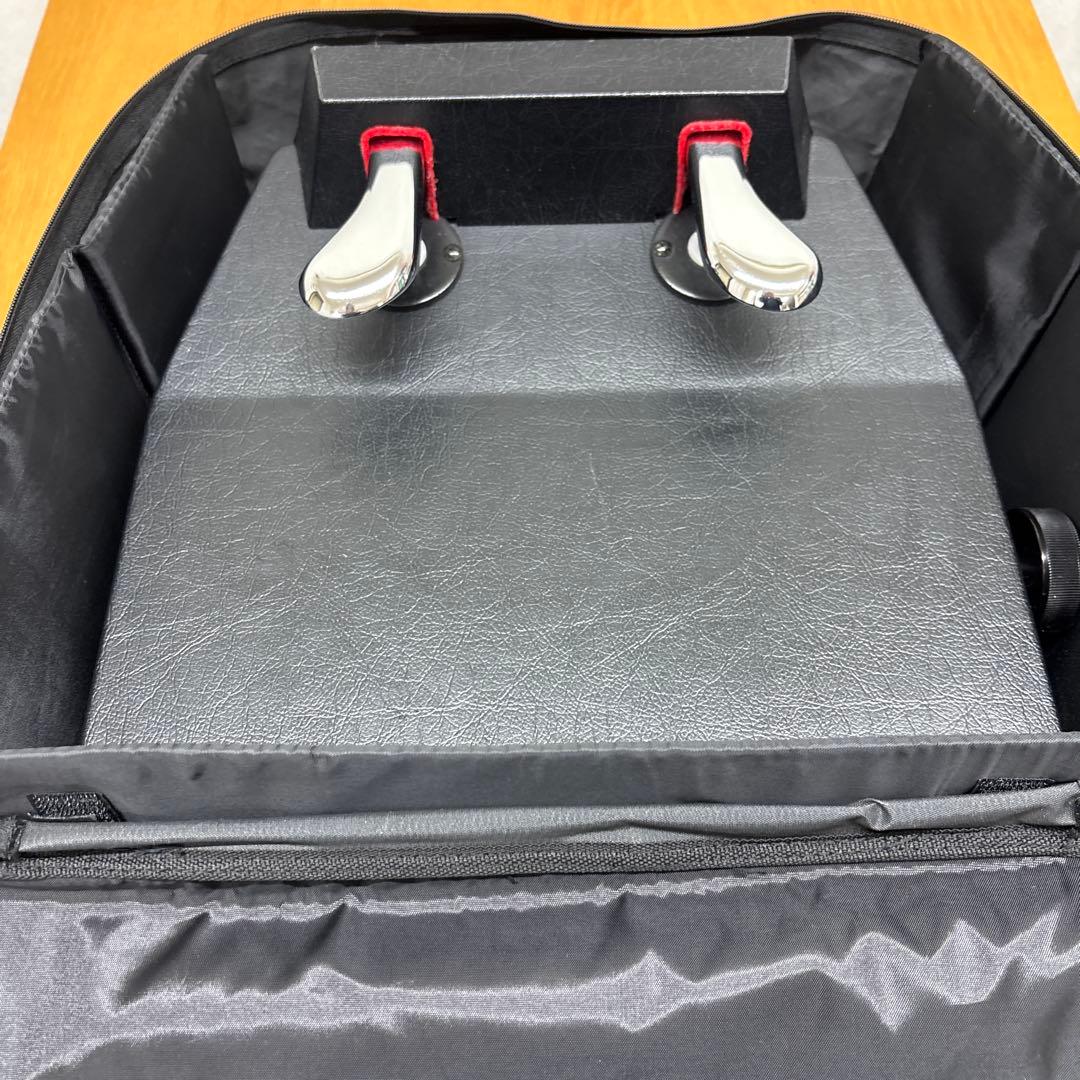 ピアノ 補助ペダル M60 ムツミ木工製作所 ブラック　収納バック付
