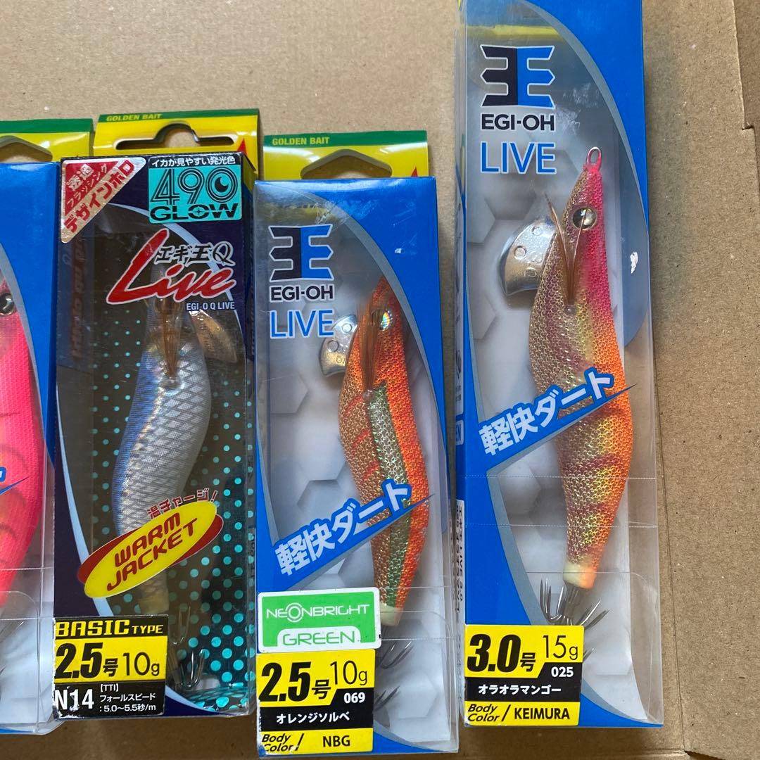 EGI-OH LIVE エギ 2.5号・3.0号 セット
