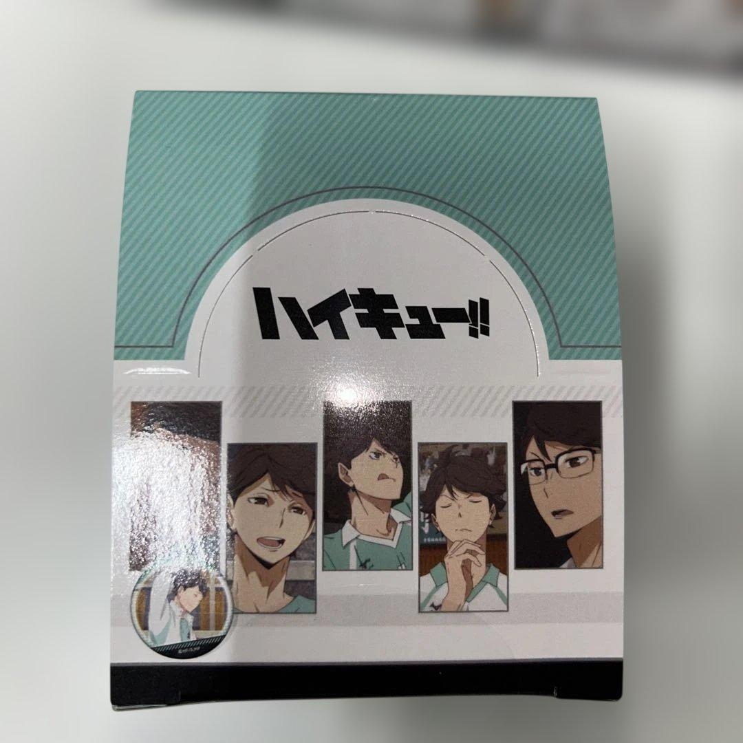 ハイキュー！　場面写缶バッジ及川/牛島　24箱