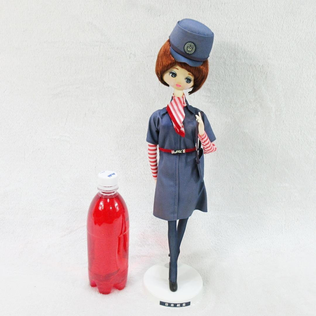 ✨日本航空スチュワーデス人形/6代目制服✨ 昭和レトロフィギュア 全高43cm