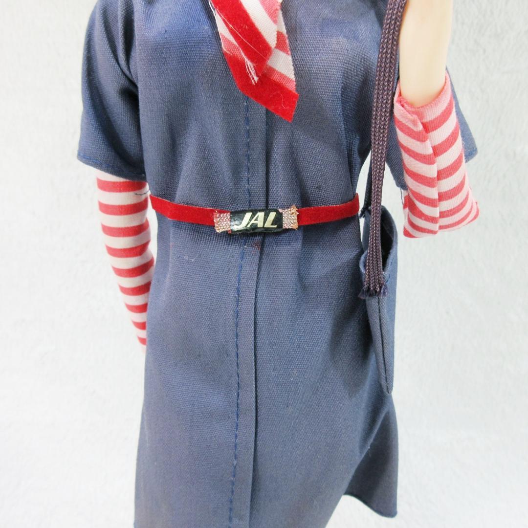 ✨日本航空スチュワーデス人形/6代目制服✨ 昭和レトロフィギュア 全高43cm