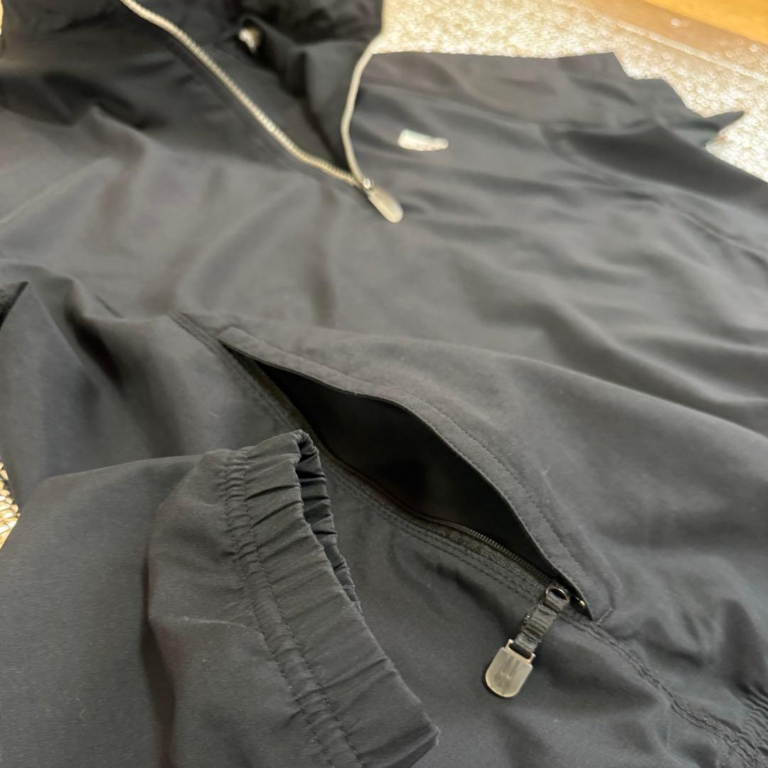 【美品】アディダス ゴルフ 2WAY ハーフジップ ジャケット L 黒 袖取外可