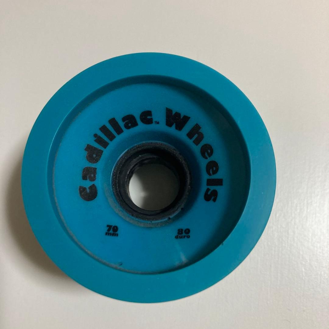 美品!!Cadillac wheels70mm80d BLUE ソフトウィール