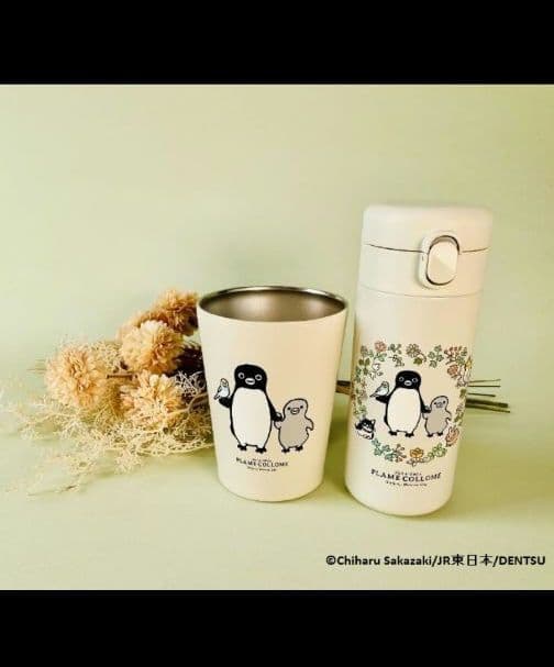 ②【新品】Suicaペンギン×プレミィコロミィ　ワンプッシュボトル