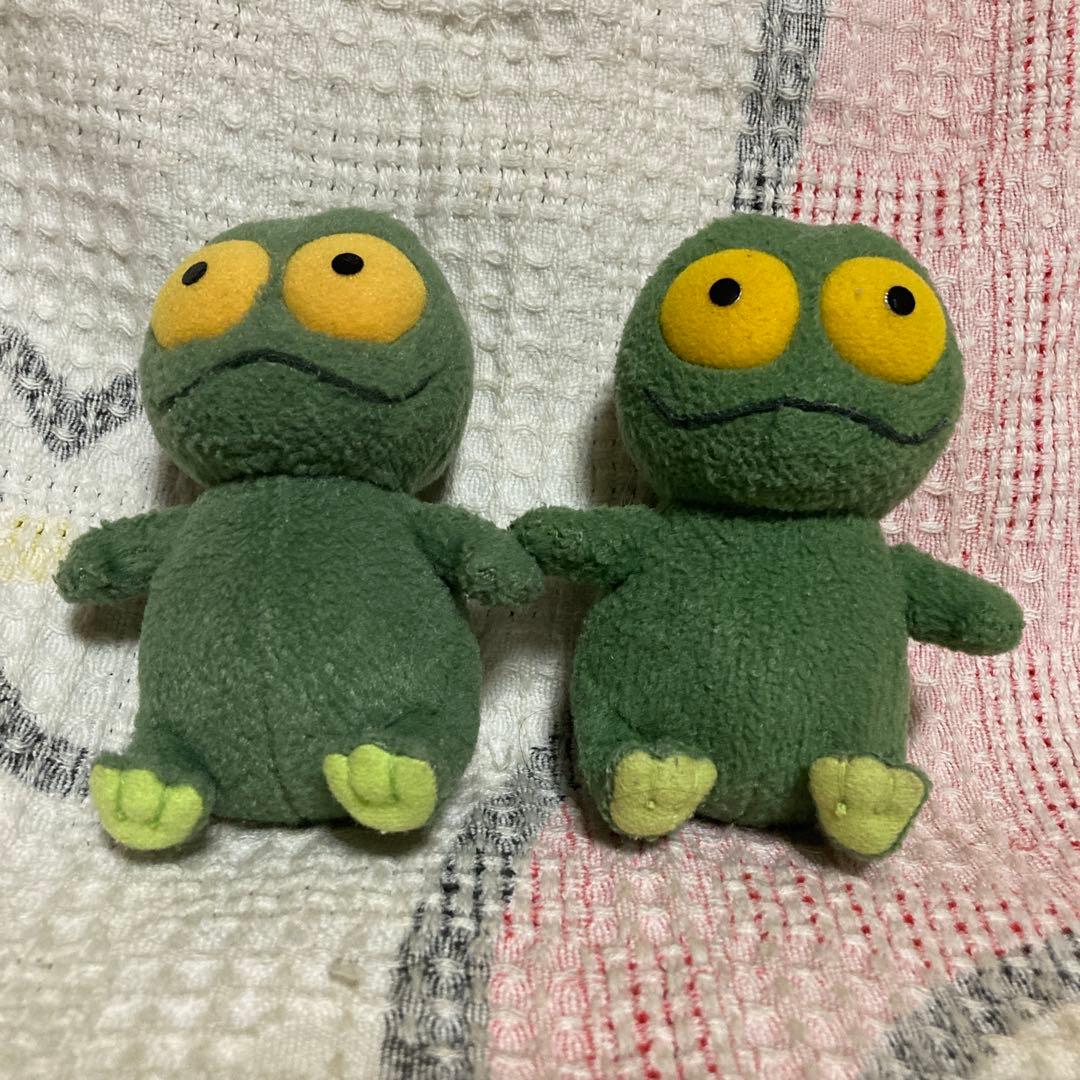 バムとケロ　ぬいぐるみ　ケロS ぬいぐるみ　2コセット 中古品 バラ売り不可