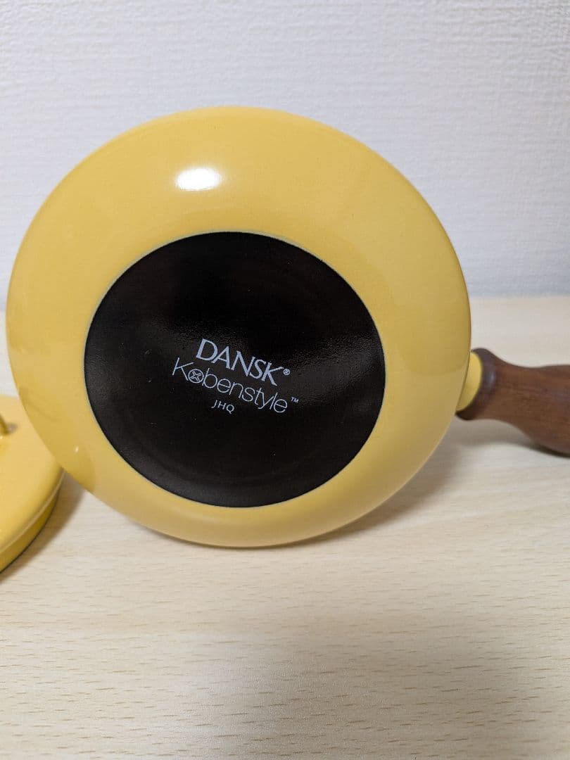 DANSK ダンスク　蓋つき コベンスタイル ソースパン 黄 #03