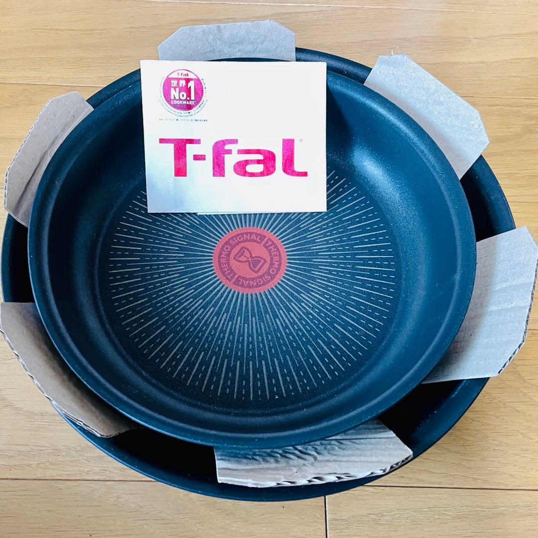 【休日特価】新品　ティファール　ブルーマーキーズ　フライパン　アンリミテッド2点