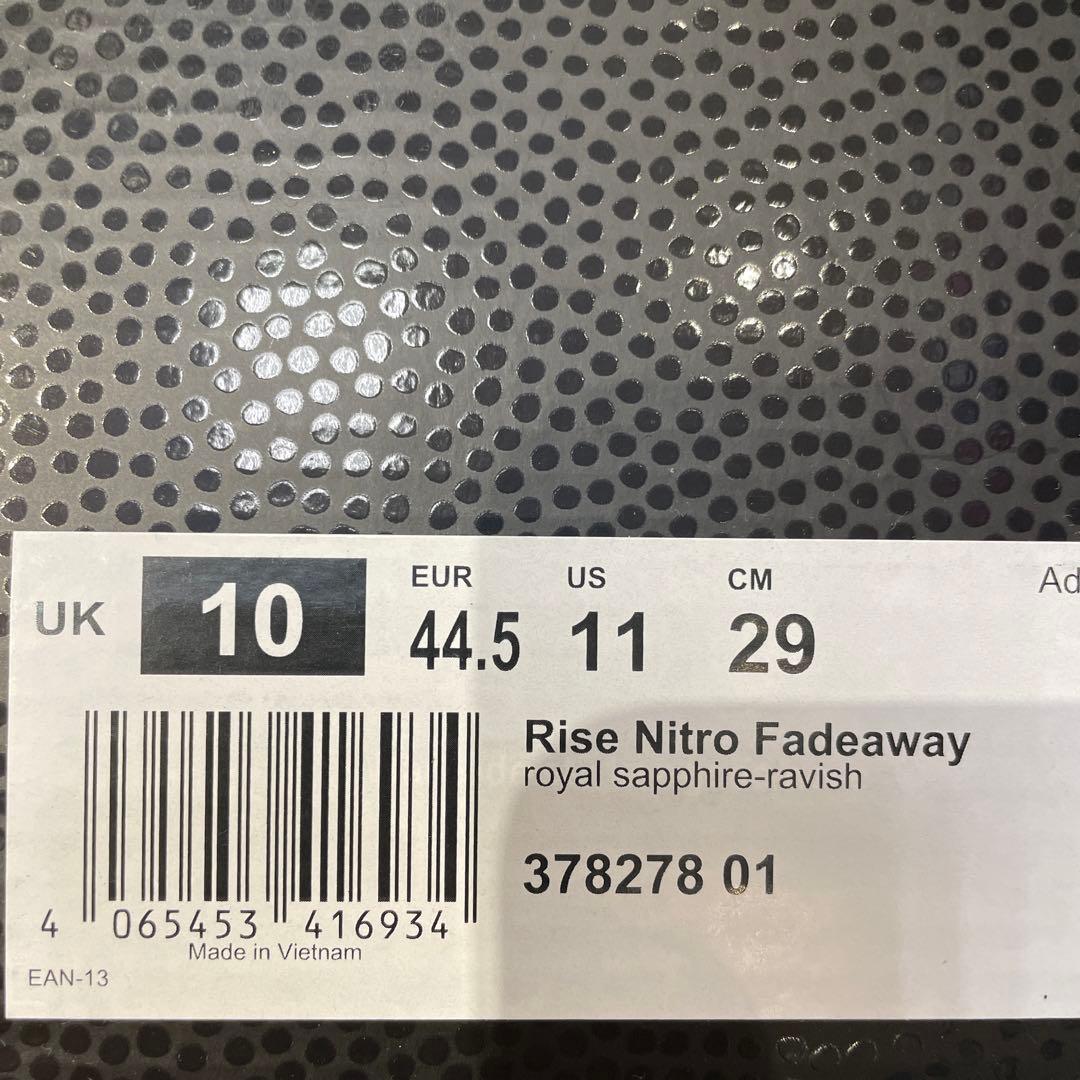 シューズ(男性用) RISE NITRO FADEAWAY