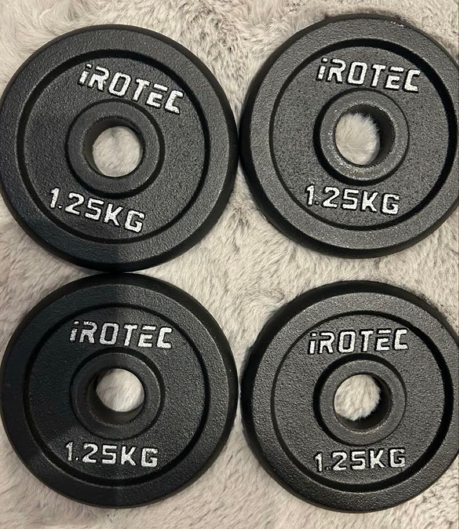 IROTEC アイロテック ダンベル プレートセット　10kg 2個 セット