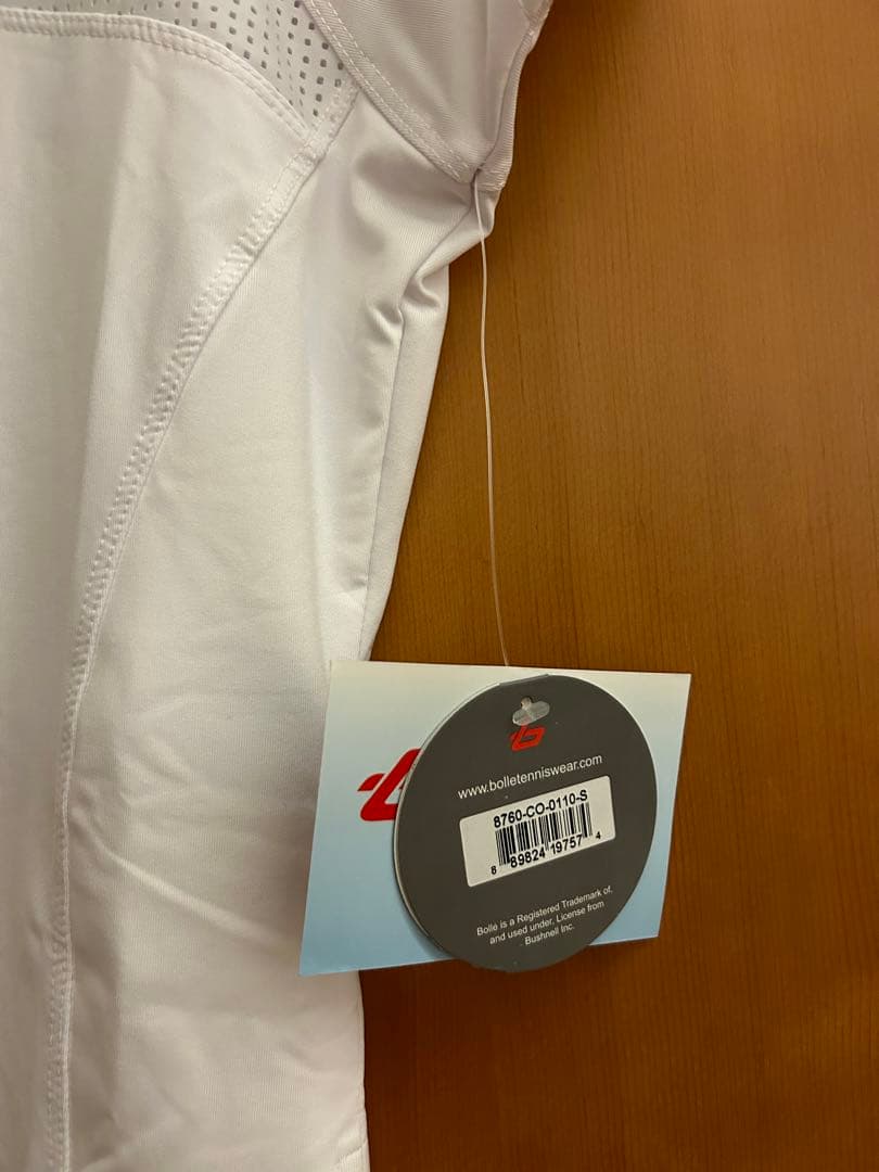 ボレー テニスウェア　白トップス　US-Sサイズ　新品