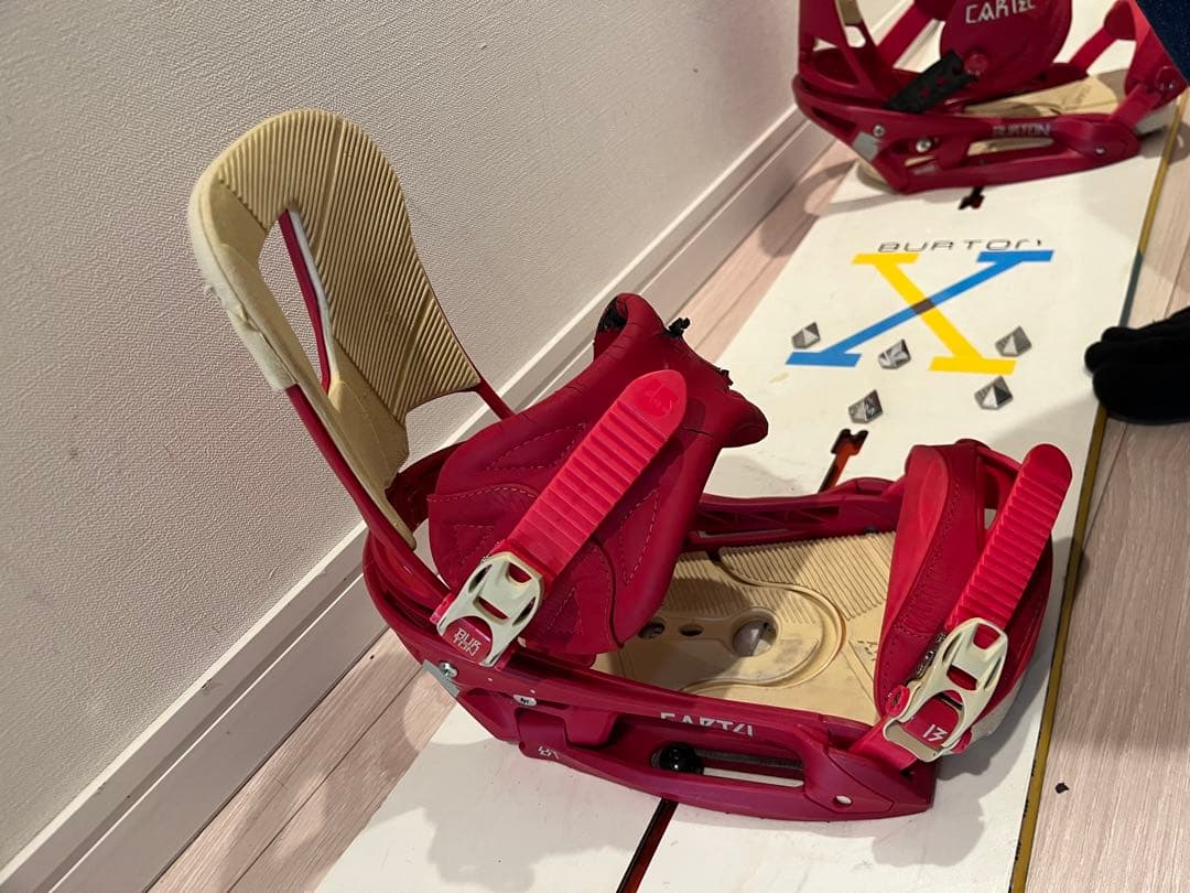 BURTON CUSTOM X(158) × CARTEL EST(Mサイズ)