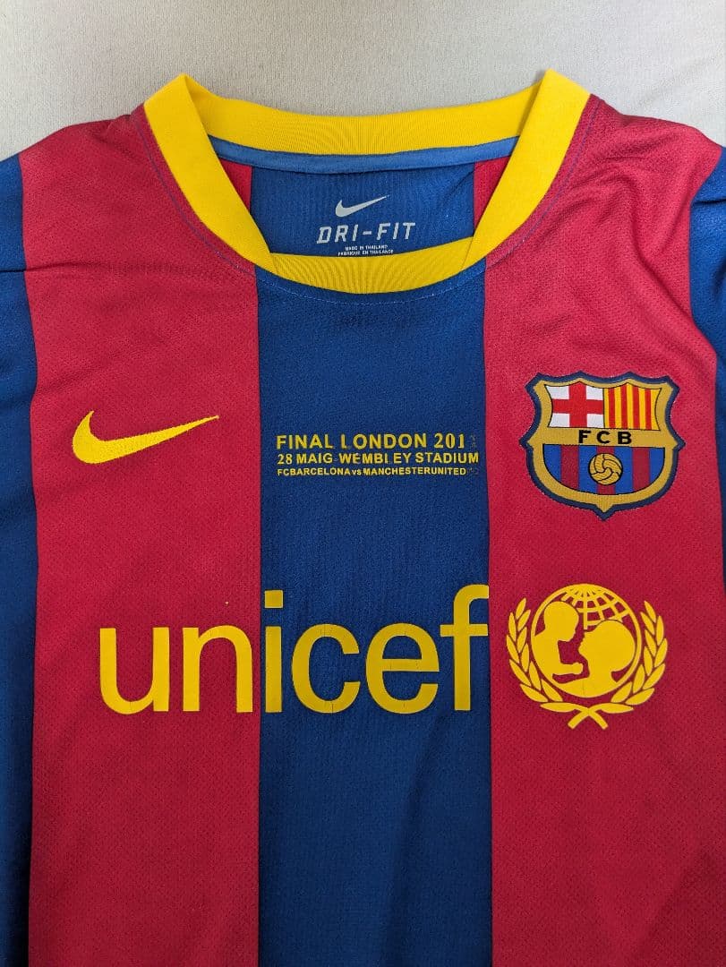 FCバルセロナ メッシ 10番 シャツ 2011年ロンドンファイナル